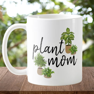Mug Maman des Plantes Serre Plantes Botaniques Script