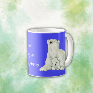 Mug Maman d'ours polaire avec son petit