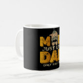 Mug Maman drôle Comme Papa Seulement Smarter Vintage (Devant gauche)