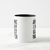 Mug Maman drôle Incroyable comme ma fille ainée  (Centre)