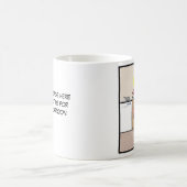 Mug Maman drôle - le gabarit est (Centre)