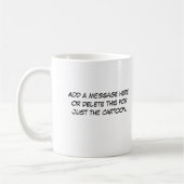 Mug Maman drôle - le gabarit est (Gauche)