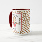 Mug Maman drôle Mère grand-mère Cartoon Café (Devant gauche)