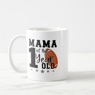 Mug Maman du bébé de 1 an Footll 1re année Down Annive