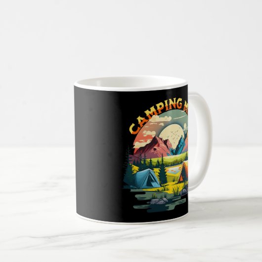 Mug Maman du camping (Devant droit)