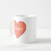 Mug Maman du coeur / Fête des mères (Devant gauche)