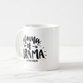 Mug Maman du drame #petite maman drôle (Devant gauche)