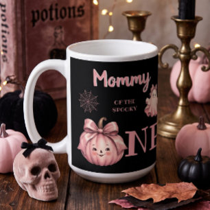 Mug Maman du Fantôme Rose Rétro de l'Effrayant