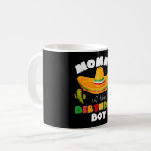 Mug Maman du garçon d'anniversaire Cinco de Mayo (Devant gauche)