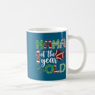 Mug Maman du garçon de 1 an footballeur premier annive