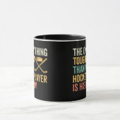 Mug Maman du joueur de hockey dur (Centre)