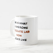 Mug maman du laboratoire de chocolat, génial (Devant gauche)