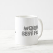 Mug Maman du monde d'amour de défense la meilleure ! (Devant droit)