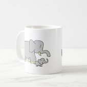 Mug Maman du monde d'amour de défense la meilleure ! (Devant gauche)