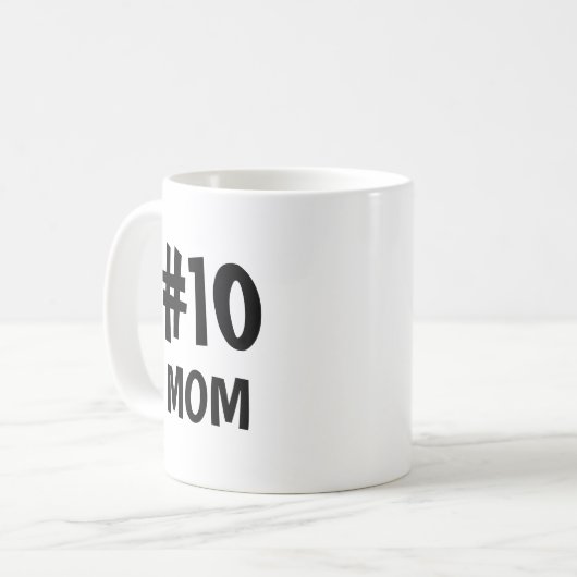 Mug Maman du numéro 10 (Devant gauche)