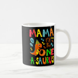 Mug Maman du One-a-saurus 1er anniversaire garçon dino