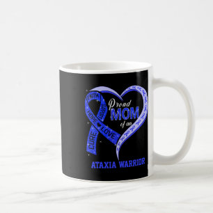 Mug Maman D'Un Guerrier Ataxiaque Bleu Ribbon Correspo