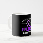 Mug Maman d'un guerrier de l'épilepsie sensibilisation (Devant gauche)