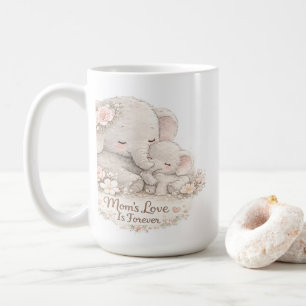Mug Maman Éléphant et Bébé Mignon – L'amour d'une