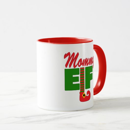 Mug Maman Elf (Devant droit)
