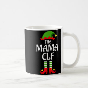 Mug Maman Elfe Famille Groupe de Noël Correspondant