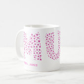 Mug Maman Enfants modernes nom maman (Devant gauche)