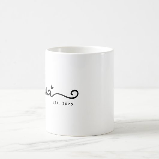 Mug Maman Est. Chic Script cadeau de la fête des mères (Centre)