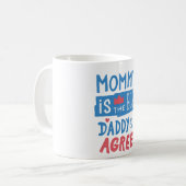 Mug Maman est le boss Daddy and I agree (Devant gauche)