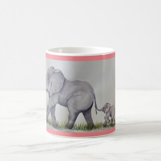 Mug Maman et bébé éléphant (Centre)