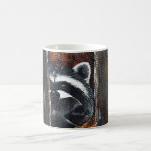 Mug Maman et Bébé Raton Laveur Peinture