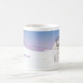 Mug Maman et bébé rennes de Noël muet (Centre)