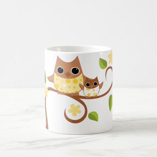 Mug Maman et Chouettes pour bébés (Centre)