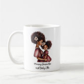 Mug Maman et fille noire personnalisée (2) (Gauche)