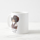 Mug Maman et fille noire personnalisée (5) (Devant gauche)