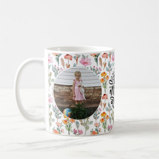 Mug Maman et grand-mère Souvenirs : Collage de photos  (Gauche)
