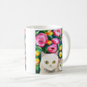 Mug Maman et Kitten mignonette Jolies chats Adorable A (Devant droit)