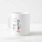 Mug Maman et moi maman d'amour d'I (Devant gauche)