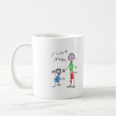 Mug Maman et moi maman d'amour d'I (Gauche)