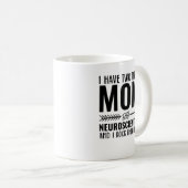 Mug Maman Et Neuroscientifique Drôle Scientifique Médi (Devant droit)