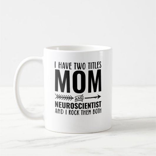 Mug Maman Et Neuroscientifique Drôle Scientifique Médi (Gauche)