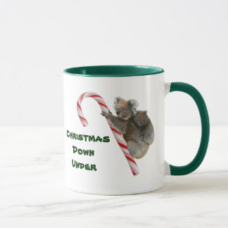 Mug Maman et Noël de sucre de canne de koala de Joey