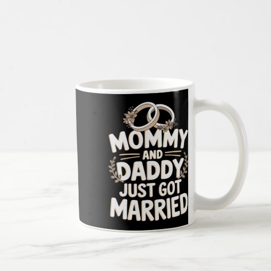 Mug Maman Et Papa Vient De Se Marier 1 (Droite)
