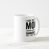 Mug Maman Et Sonographe Drôle (Devant droit)