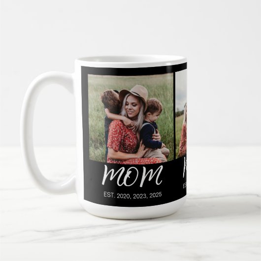 Mug Maman Etabli Script Black 3 Photo (Gauche)