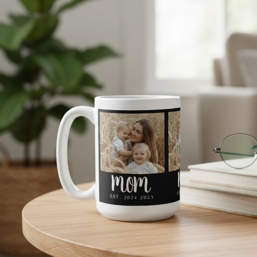 Mug Maman Etabli Script Black 3 Photo
