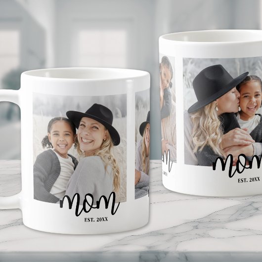 Mug Maman Établie 3 Collage Photo