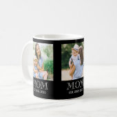 Mug Maman Établie 3 Photo Noir (Devant gauche)