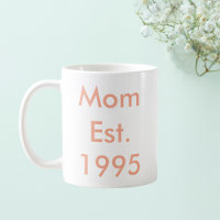 Maman Etablie Année Personnalisée
