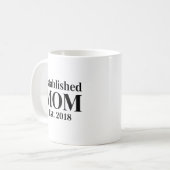 Mug Maman établie Établie en 2018 Conception de cadeau (Devant gauche)