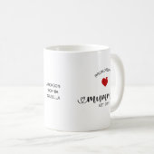 Mug Maman établie promue maman (Devant droit)